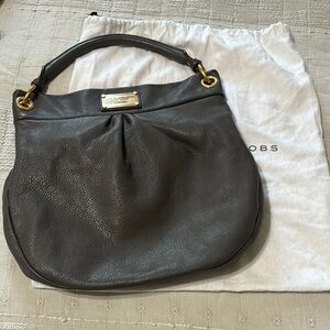 MARC BY MARC JACOBS Classic Q Hillier Pebble Leather Hobo Crossbody Bag